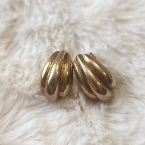 Gold Half Hoop Earrings